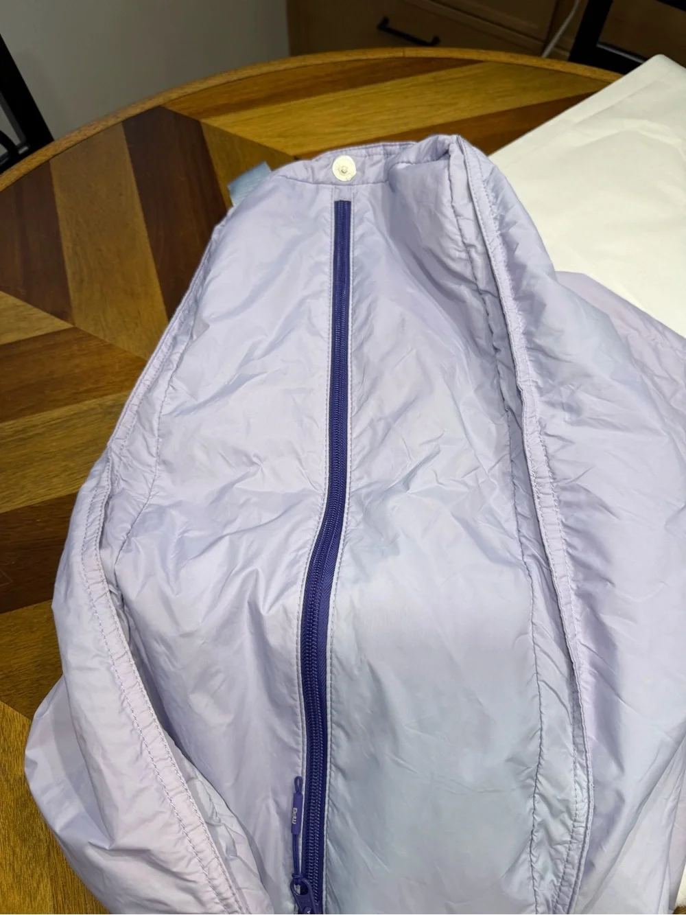 MPG Lavender Duffel Bag with Branded Webbing Strap